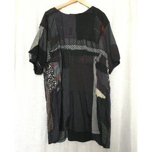 Handcrated Silk and Cotton Patchwork Dress